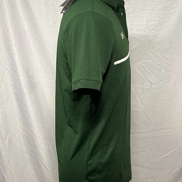 Halifax Mooseheads Under Armour UA Vanish Polo Mens Small Green NWT - Picture 2 of 16